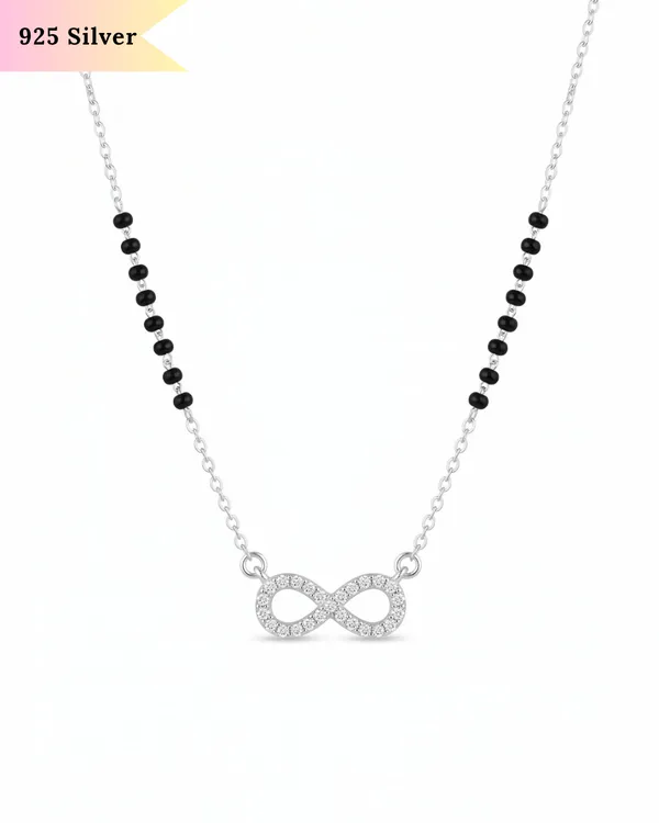 925_Silver_Infinity_Mangalsutra_with_Black_Beads