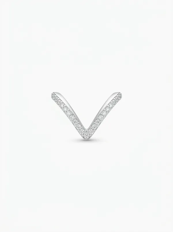 925_Silver_V-shaped_Diamond_Ring