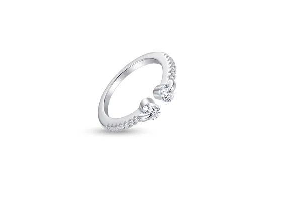 Silver_Tone_Crystal_Open_Ring_for_Women