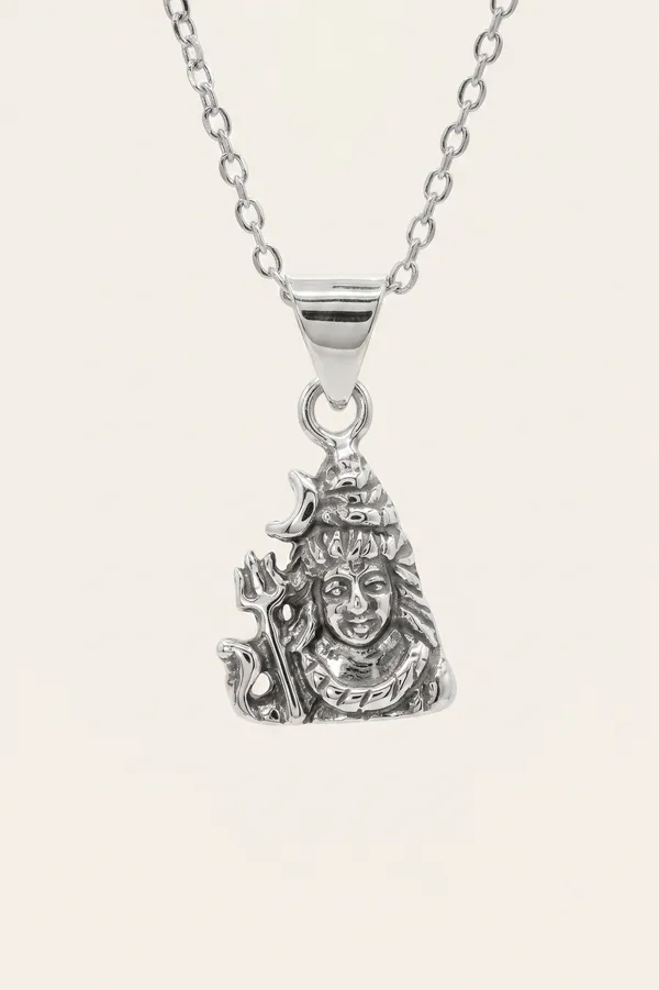 Silver_Tone_Lord_Shiva_Pendant_Necklace_for_Devotees