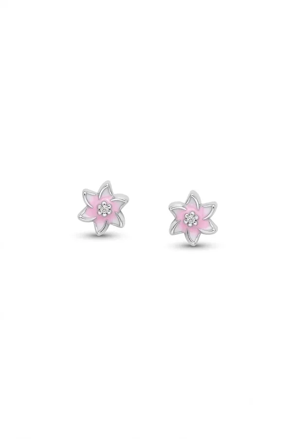 Blushing_Blossom_Pink_Enamel_Silver_Stud_Earrings_(925_Sterling_Silver)