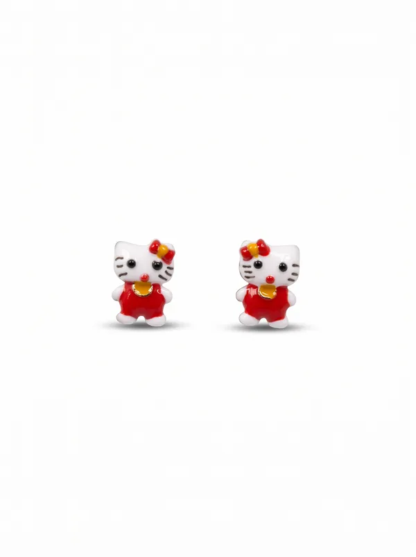 Cute_Kitty_Enamel_Silver_Stud_Earrings_(925_Sterling_Silver)