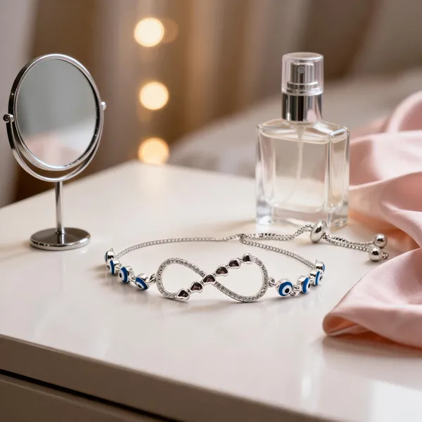 Silver_Tone_925_Silver_Bracelet_For_Women