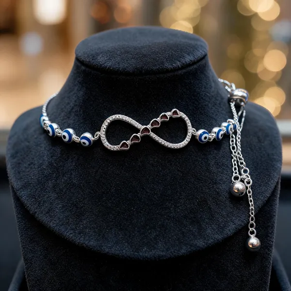 Silver_Tone_925_Silver_Bracelet_For_Women