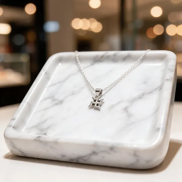 Silver_Tone_925_Silver_Necklace_For_Women