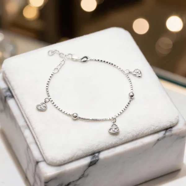 Silver_Tone_925_Silver_Anklet_For_Women