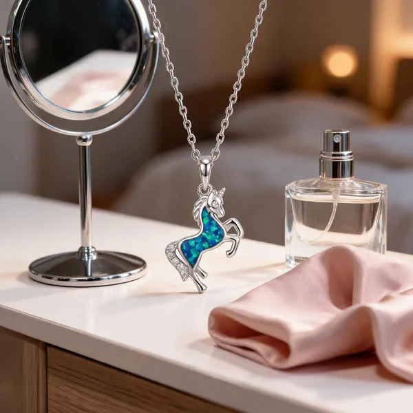 Silver_Tone_925_Silver_Necklace_For_Women