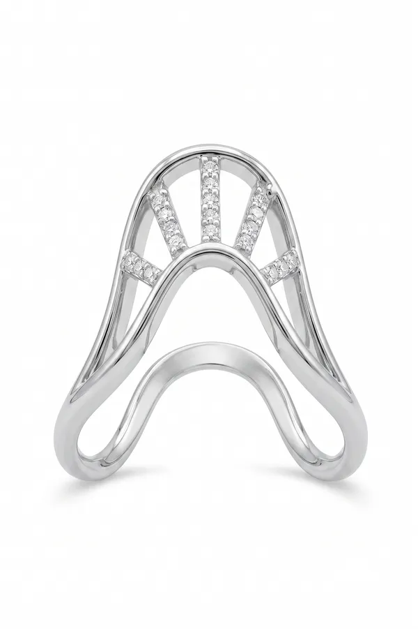 Silver_Tone_Crystal_Embellished_Open_Ring_for_Women
