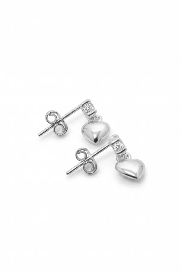 Solitaire_Diamond-Cut_CZ_&_Dangling_Heart_Silver_Earrings_(925_Sterling_Silver)