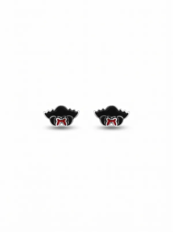 Spooky_Bat_Black_&_Red_Enamel_Silver_Stud_Earrings_(925_Sterling_Silver)