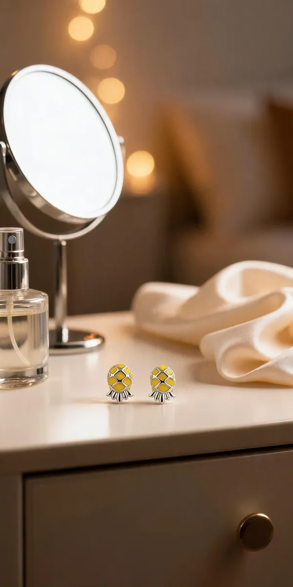 Yellow_&_Silver_Tone_925_Silver_Earrings_For_Women_(Pack_of_2_)