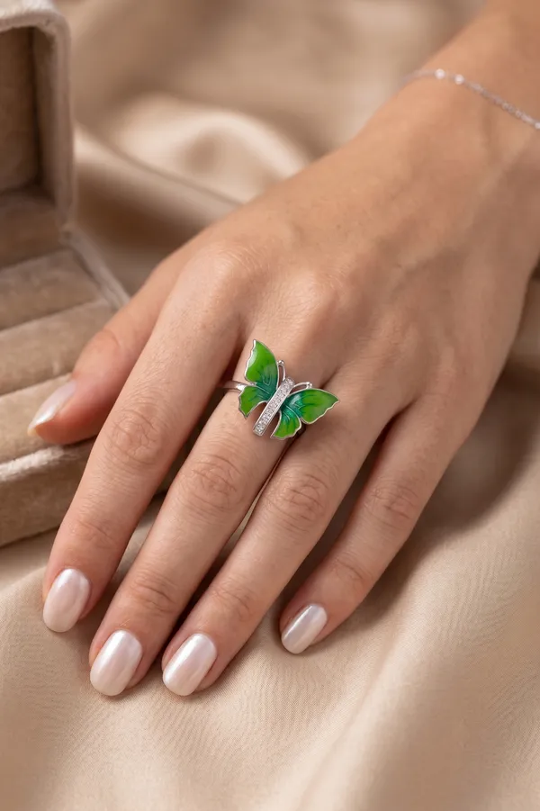 Green_925_Silver_Ring_For_Women