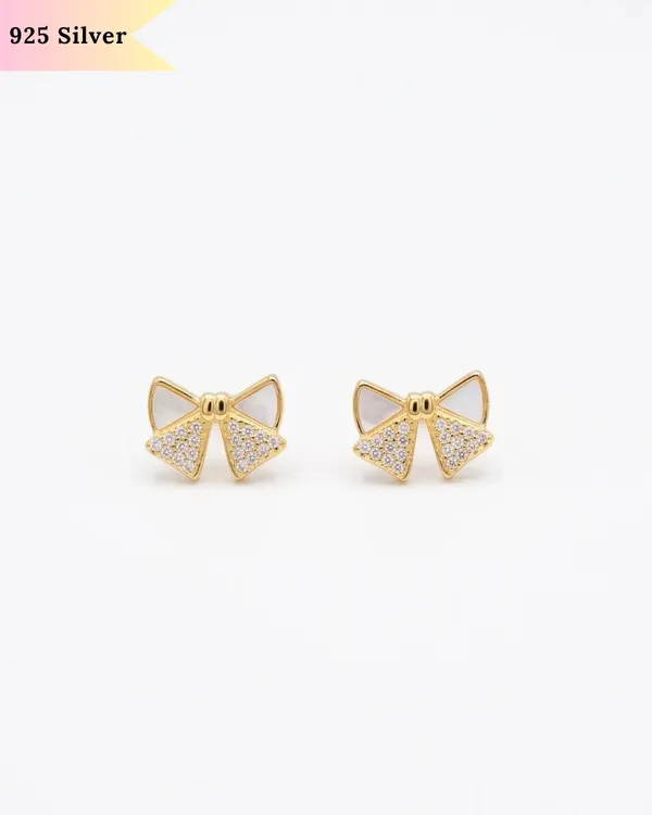 Gold_Bow_Style_925_Silver_Earrings_For_Women_(Pack_of_2_)
