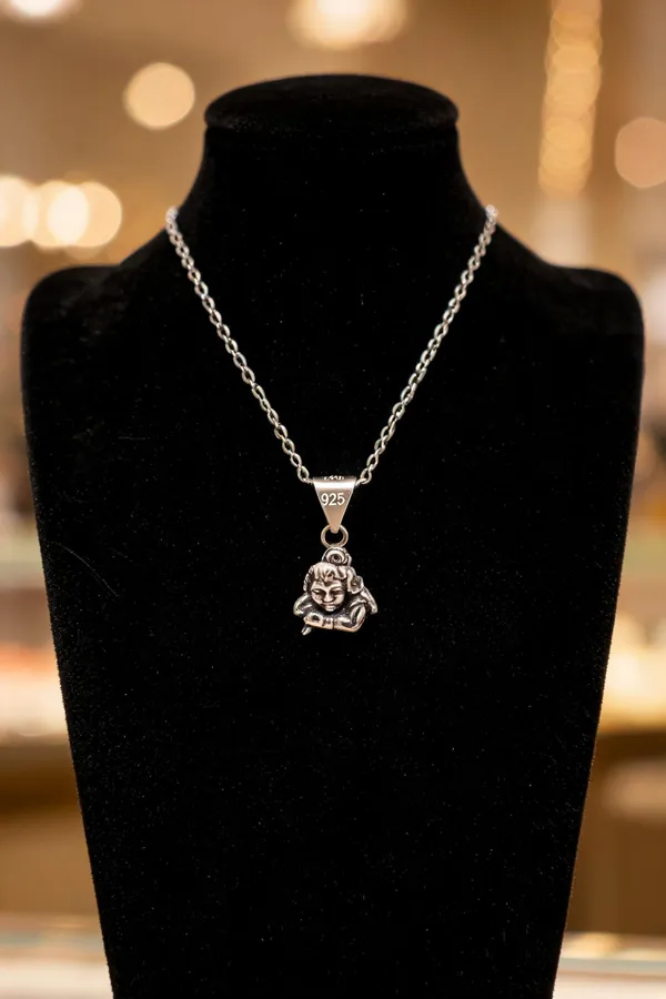 Silver_Tone_925_Silver_Pendant_For_Women