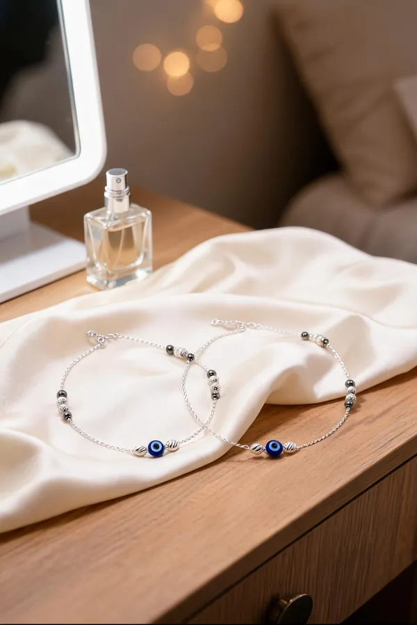 Blue_925_Silver_Anklet_For_Women_(Pack_of_2_)