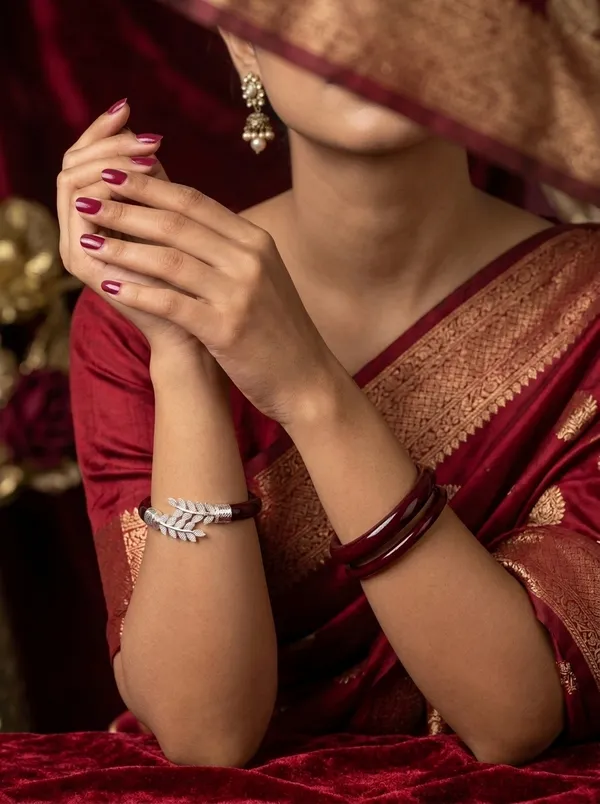 raditional_Indian_925_Silver_Pola_Bangle_for_Women