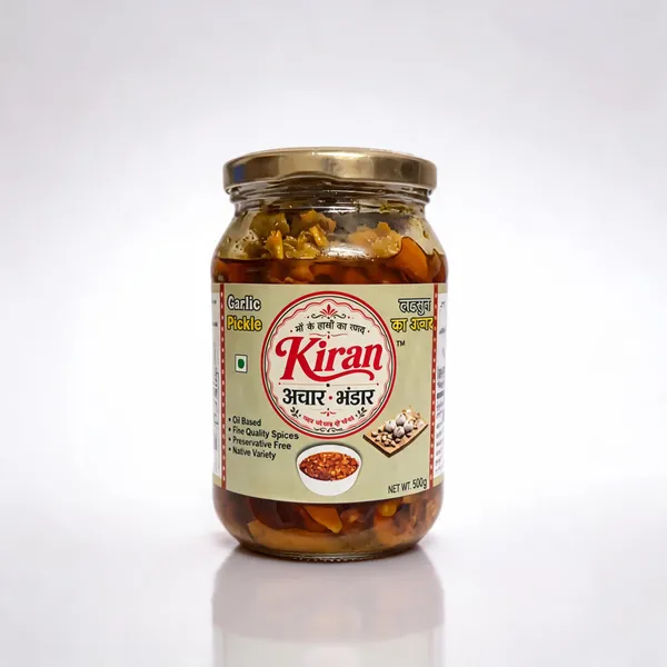 Kiran_Achar_Bhandar_Garlic_Pickle_500_G