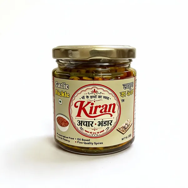 Kiran_Achar_Bhandar_Garlic_Pickle_200_G