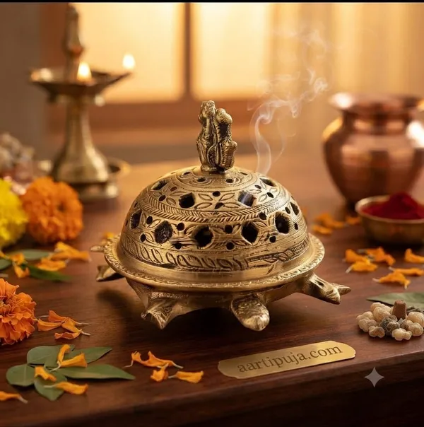 Brass_Dhuni__Sambrani_Burner