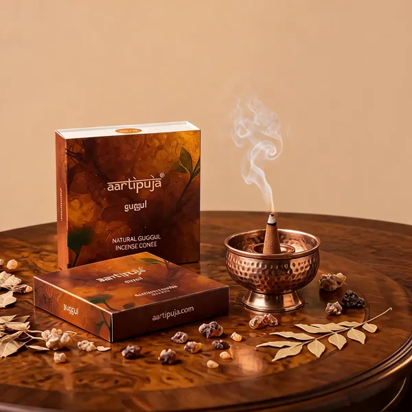 Guggul_incense_cone_-_Pack_of_2