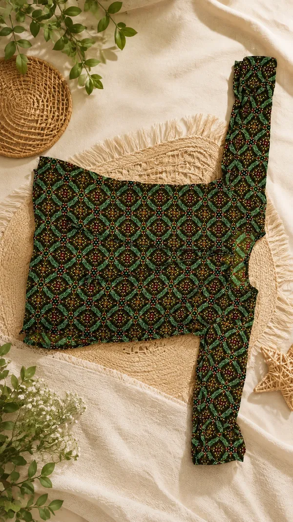 Green_Polyester_Straight_Kurta_For_Women