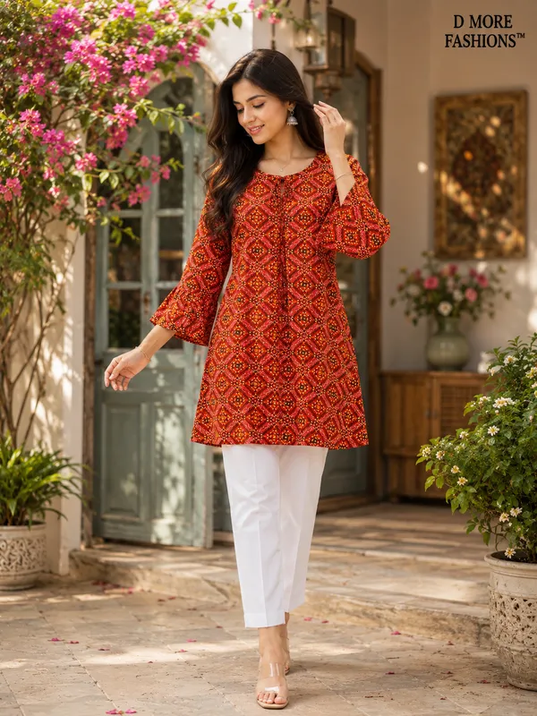 Red_Polyester_Straight_Kurta_For_Women