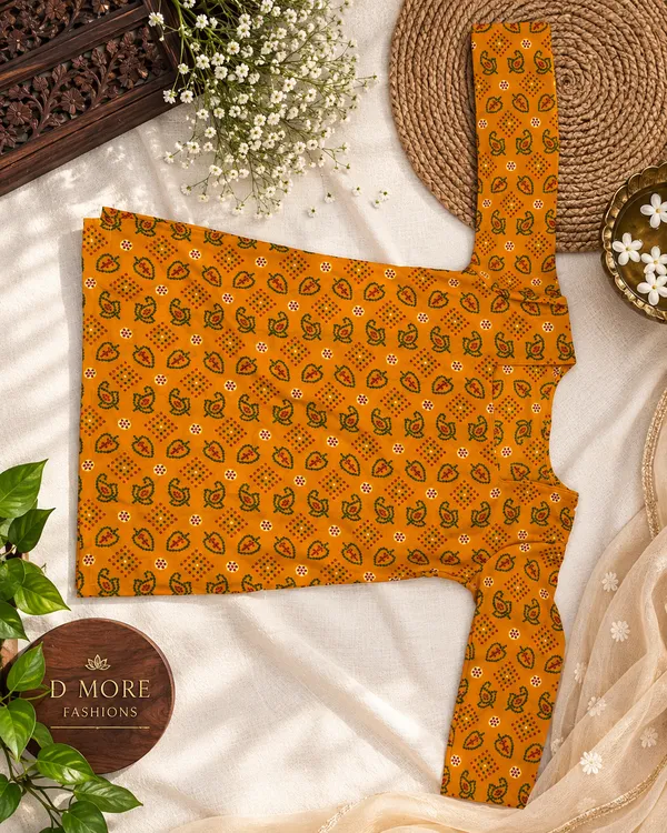 Orange_Polyester_Straight_Kurta_For_Women