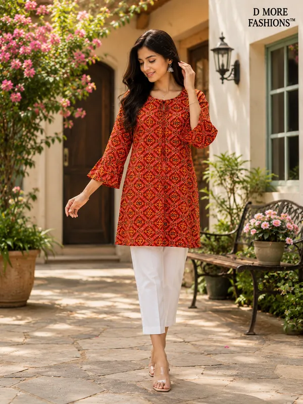 Red_Polyester_Straight_Kurta_For_Women