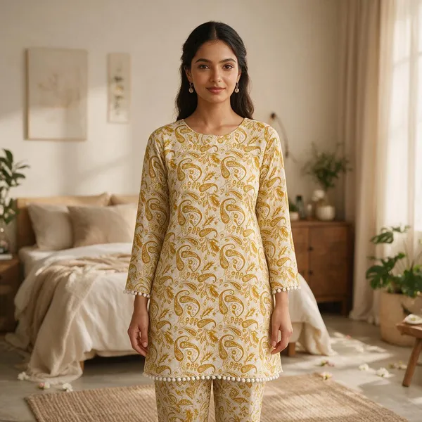 Cream_Cotton_Straight_Kurta_For_Women