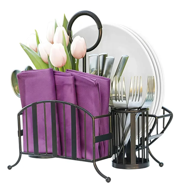 Metal_Modern_Tabletop_Cutlery_Holder