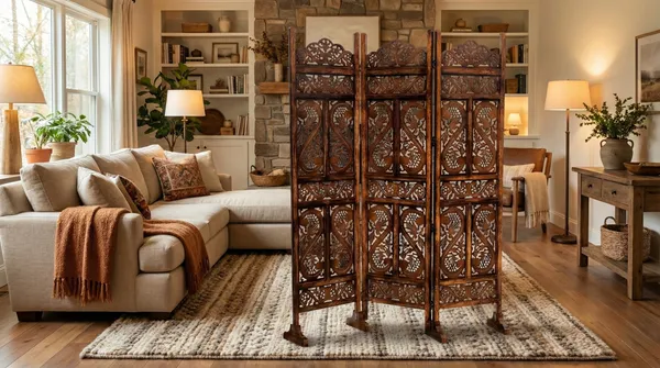 Wood_Traditional_Carved_Floral_Bird_Three_Panel_Room_Divider