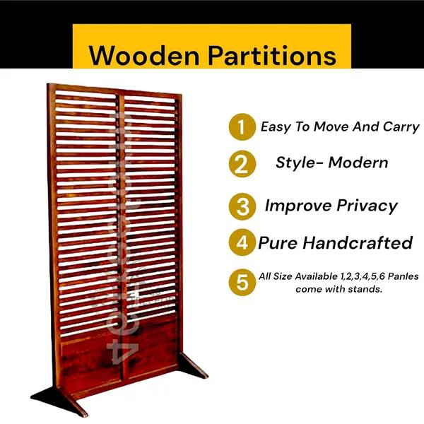 Handcrafted_Wooden_Room_Partition_Screen_with_Antique_Brass_Finish_Hinges_|_Decorative_Folding_Privacy_Screen_Divider_for_Living_Room_&_Bedroom_(Brown)