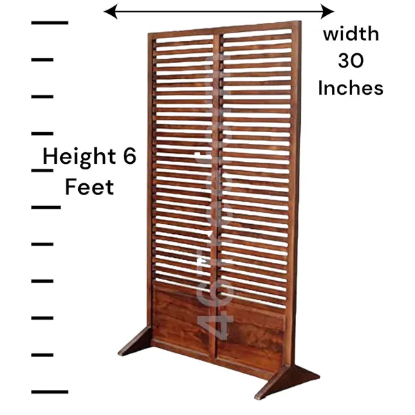 Handcrafted_Wooden_Room_Partition_Screen_with_Antique_Brass_Finish_Hinges_|_Decorative_Folding_Privacy_Screen_Divider_for_Living_Room_&_Bedroom_(Brown)