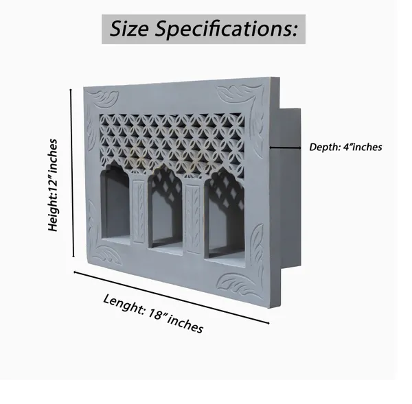 Wood_Traditional_Jharokha_Lattice_Wall_Mounted_Diya_Holder