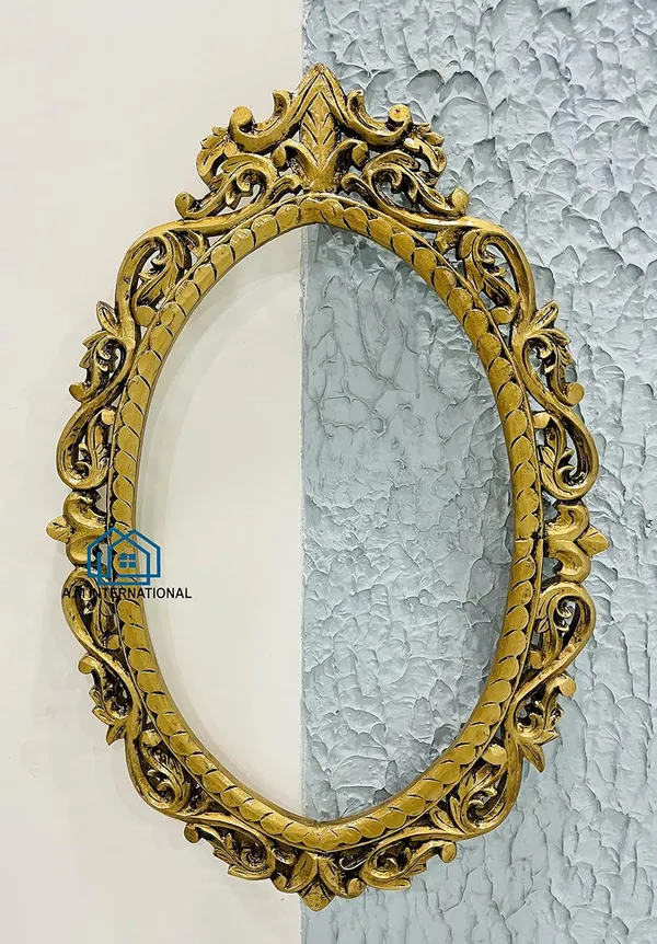 Wood_Classic_Ornate_Floral_Gold_Oval_Wall_Mirror