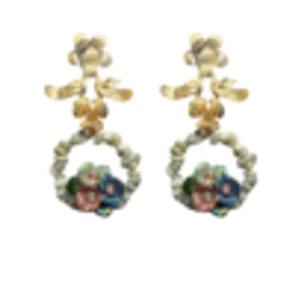 Green_Flower_With_Triflora_Chandbali_Danglers