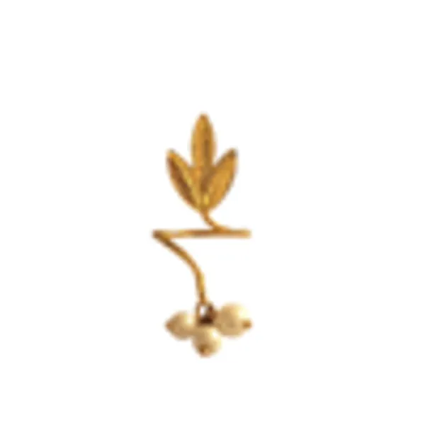 Golden_Trillium_Pearl_Nail_Ring