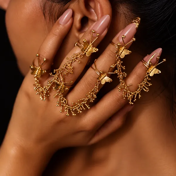Vine_Wings_Nail_Ring_Duo_With_Chain