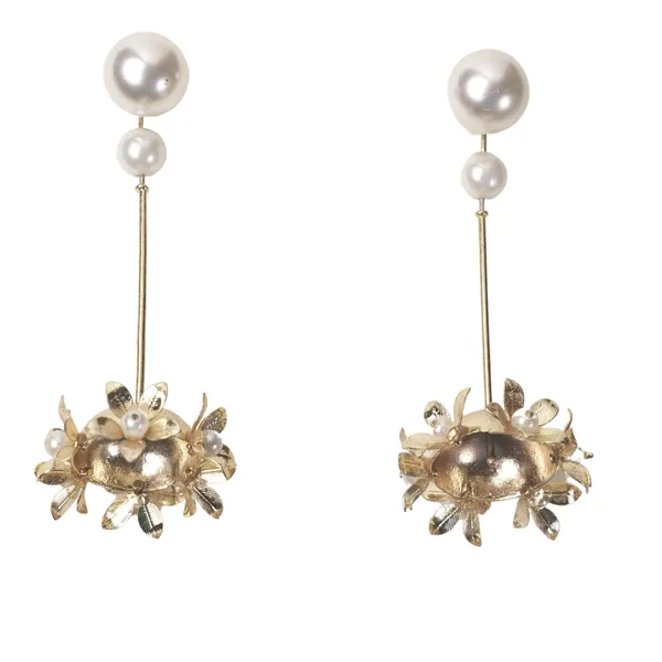 Pearl_Stud_With_Blossom_Flower_Jhumkis