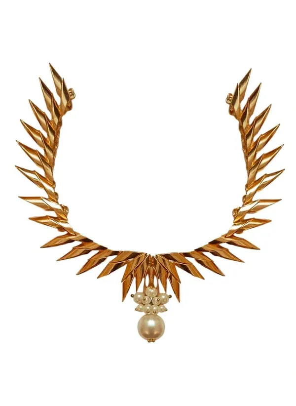 Regal_Gold_Teardrop_Necklace