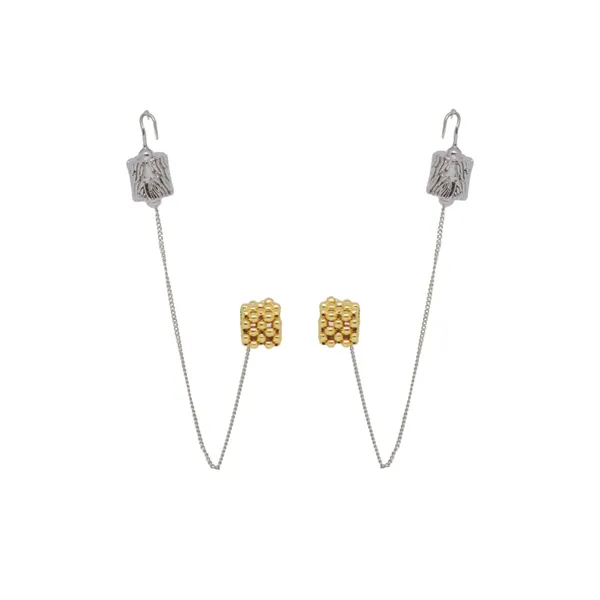 Square_Connect_Stud_And_Cuffs_Tops_With_Chain