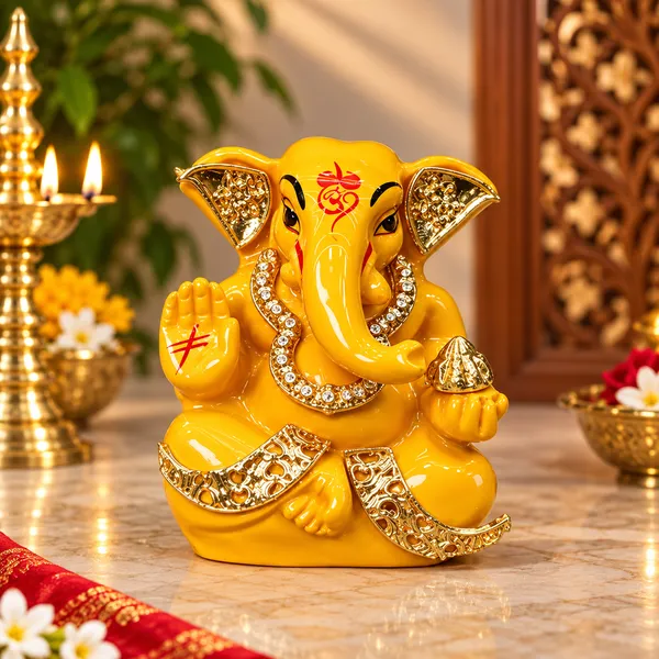 Orange_Embellished_Lord_Ganesha_Idol