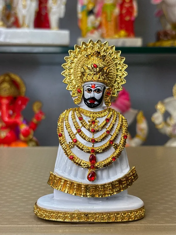 White_Religious_Khatu_Shyam_Idol