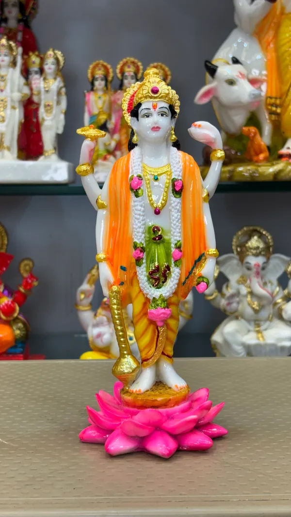 Glossy_Religious_Multicolour_Lord_Vishnu_Idol