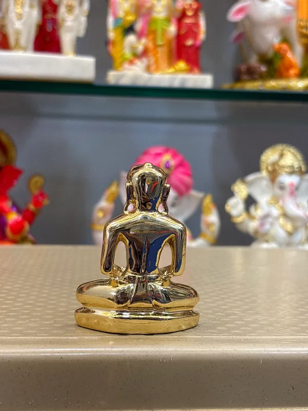 Gold_Tone_Meditating_Figure_Idol