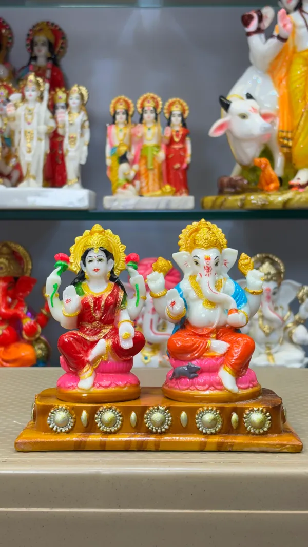 Decorative_Lakshmi_Ganesha_Idol_Set