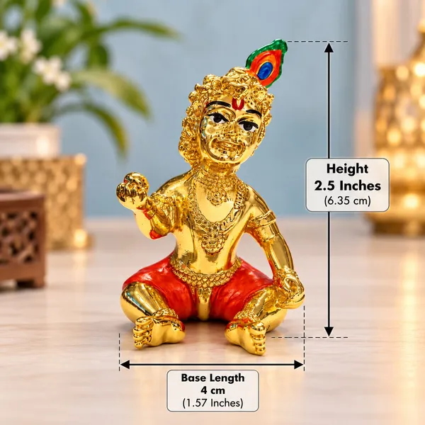 Gold-Plated_Bal_Krishna_Idol_with_Peacock_Feather_–_Divine_Car_Dashboard_&_Décor