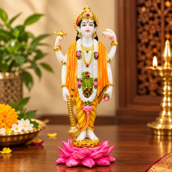 Glossy_Religious_Multicolour_Lord_Vishnu_Idol