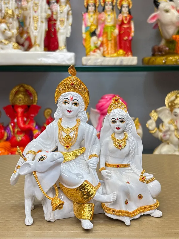 White_Radha_And_Krishna_Idol