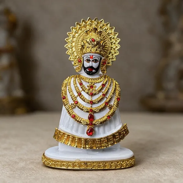 White_Religious_Khatu_Shyam_Idol